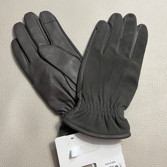 NWT - Zara Men’s Touchscreen Leather Gloves - Size L - Picture 2 of 8